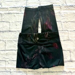 Lululemon Wunder Under Crop 2 | Midnight Iris Yoga Leggings